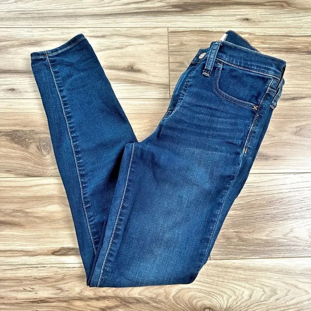 MADEWELL | High-Rise Roadtripper Skinny Jeans Dark Wash | Size 26